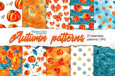 Watercolor Digital Papers and Textures Collection - Artixty