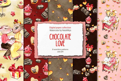Watercolor Digital Papers and Textures Collection - Artixty