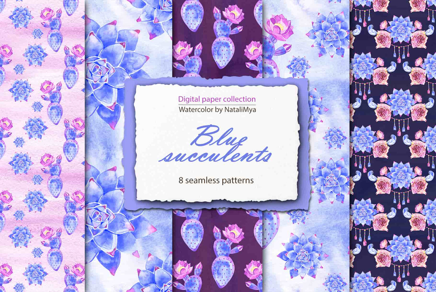 Watercolor Digital Papers and Textures Collection - Artixty