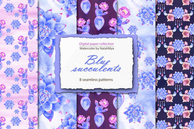Watercolor Digital Papers and Textures Collection - Artixty