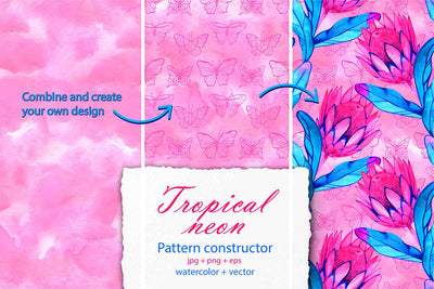 Watercolor Digital Papers and Textures Collection - Artixty