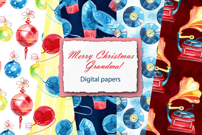 Watercolor Digital Papers and Textures Collection - Artixty
