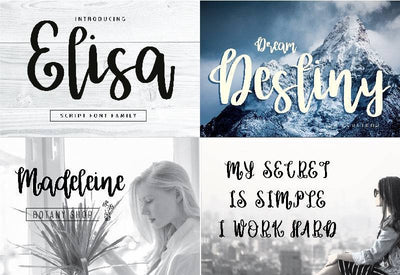 The Big Bundle Of 25 Premium Fonts - Artixty