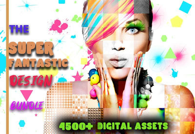 The Super Fantastic Design Bundle - 4500+ Digital Assets - Artixty