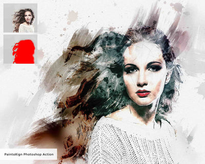 10-In-1 Mixed Art Photoshop Actions Bundle - Artixty