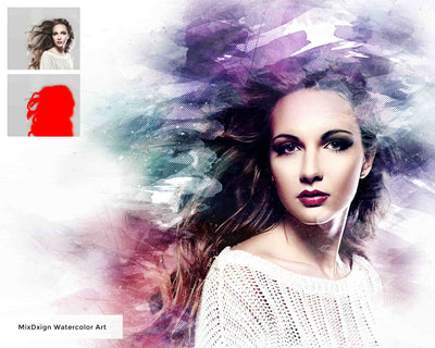 10-In-1 Mixed Art Photoshop Actions Bundle - Artixty