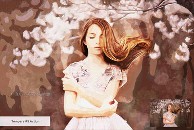 10-In-1 Mixed Art Photoshop Actions Bundle - Artixty
