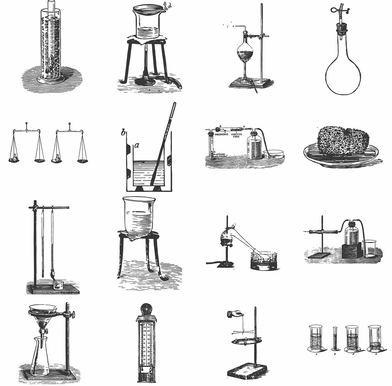 The Vintage Illustrations Bundle - 1391 Design Elements - Artixty