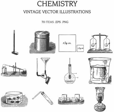 The Vintage Illustrations Bundle - 1391 Design Elements - Artixty
