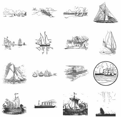 The Vintage Illustrations Bundle - 1391 Design Elements - Artixty