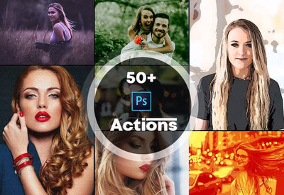 50+ Unbelievable Photoshop Actions Bundle - Artixty