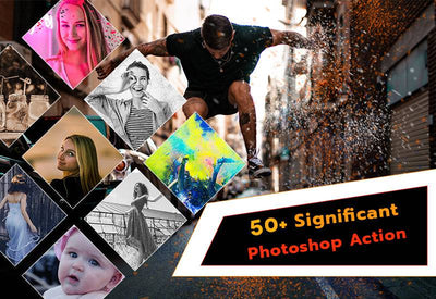50+ Significant Photoshop Actions Bundle - Artixty