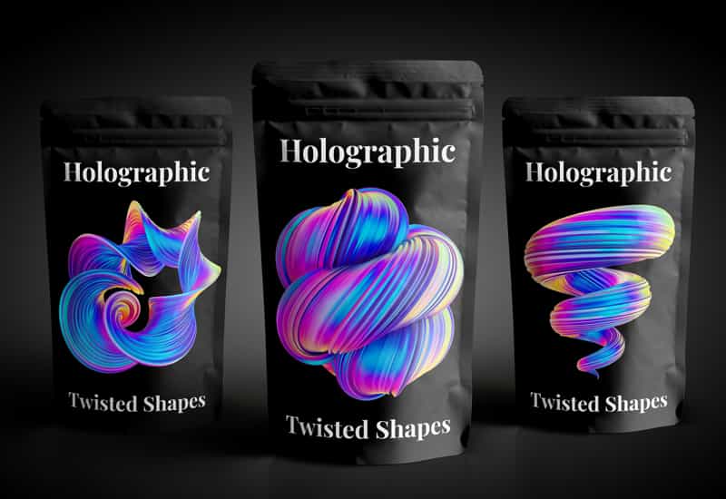 3-In-1 Liquid 3D Illustrations & Elements Bundle - Artixty