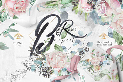 17000+ Exquisite Watercolor Design Library - Artixty