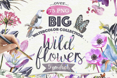 17000+ Exquisite Watercolor Design Library - Artixty