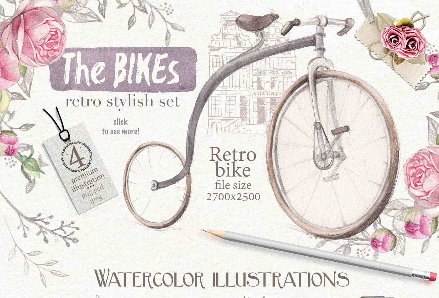 17000+ Exquisite Watercolor Design Library - Artixty
