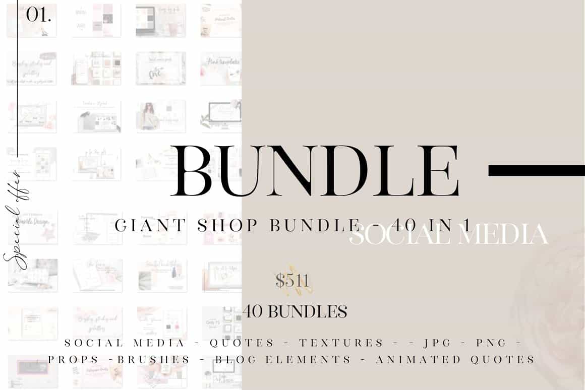 The All In One Brand Styling Design Bundle - Artixty