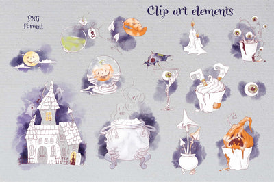 Trick Or Treat Halloween Illustrations Bundle - Artixty