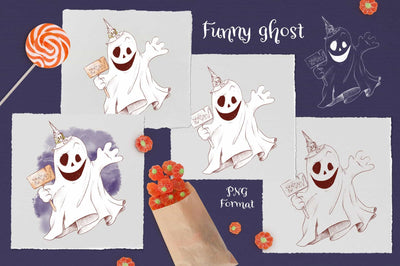 Trick Or Treat Halloween Illustrations Bundle - Artixty