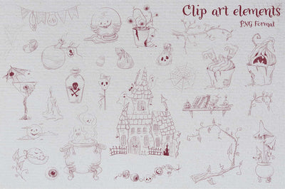 Trick Or Treat Halloween Illustrations Bundle - Artixty