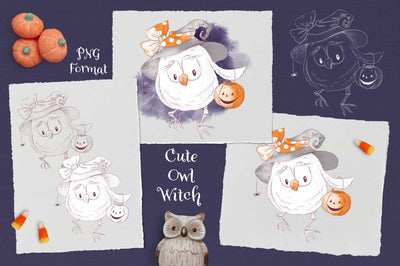 Trick Or Treat Halloween Illustrations Bundle - Artixty