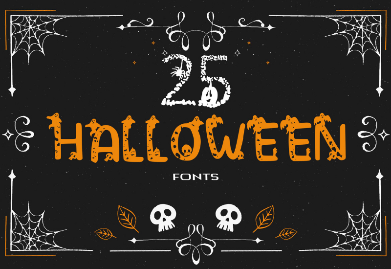 The Big Bundle Of 25 Wicked Halloween Fonts - Artixty