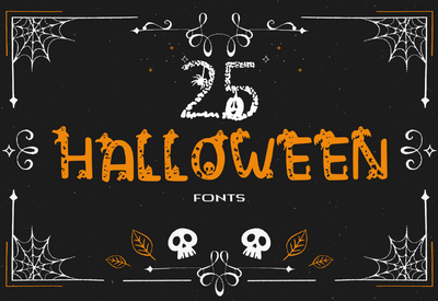 The Big Bundle Of 25 Wicked Halloween Fonts - Artixty