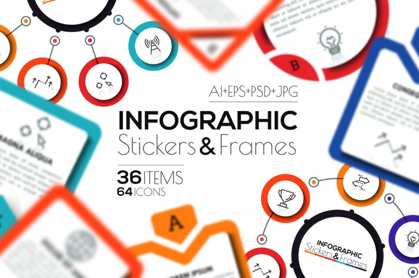 The Epic Infographics Bundle - 1000+ Vectors - Artixty