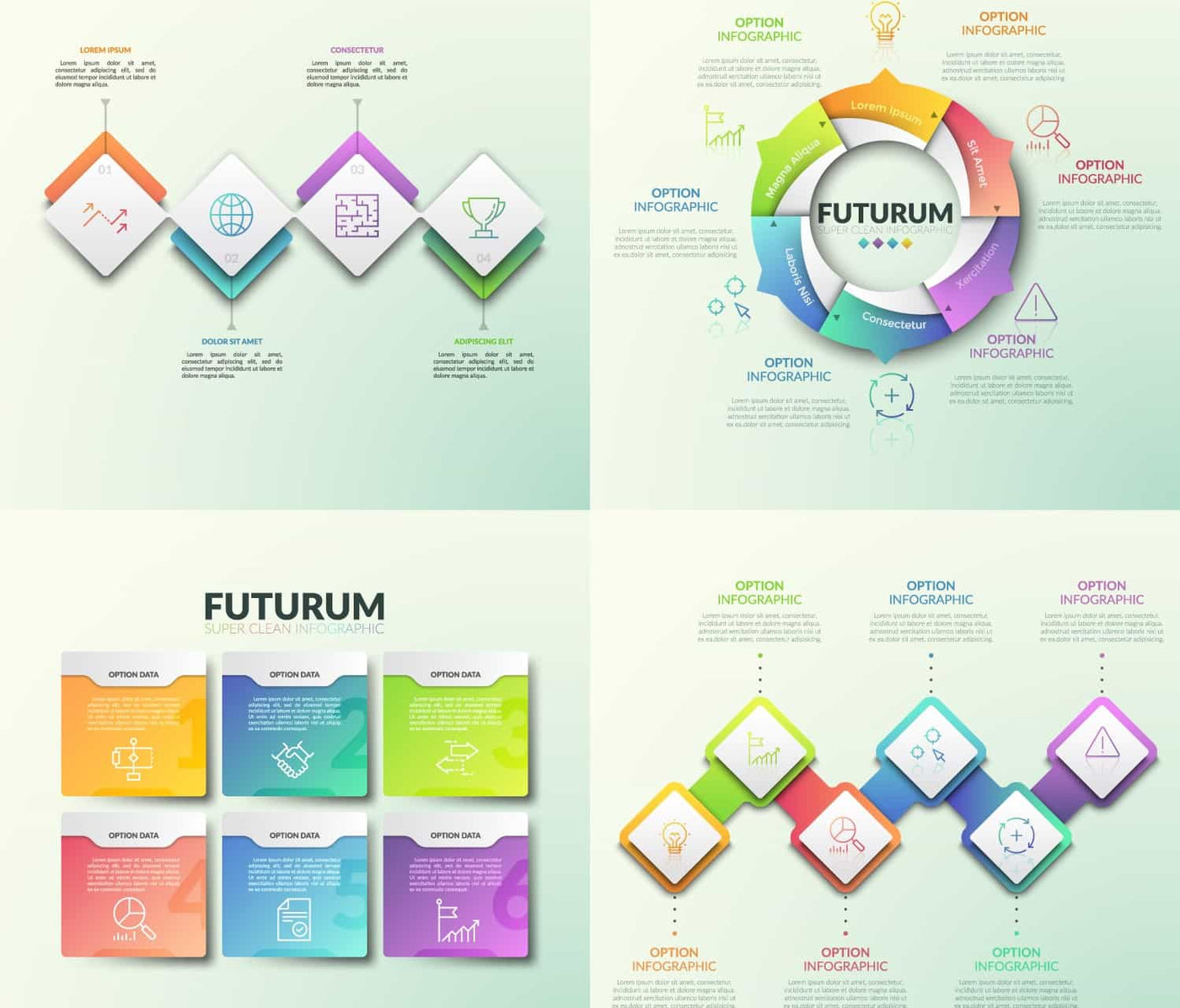 The Epic Infographics Bundle - 1000+ Vectors - Artixty