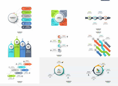 The Epic Infographics Bundle - 1000+ Vectors - Artixty