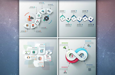 The Epic Infographics Bundle - 1000+ Vectors - Artixty