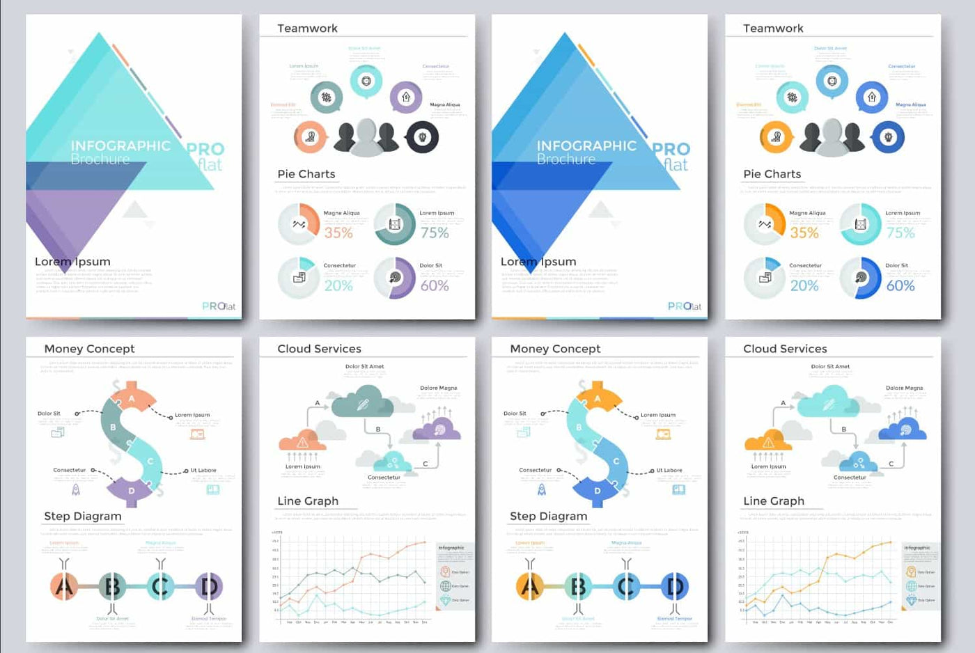 The Epic Infographics Bundle - 1000+ Vectors - Artixty