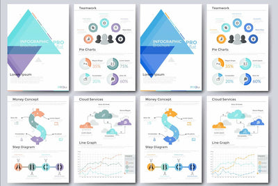 The Epic Infographics Bundle - 1000+ Vectors - Artixty