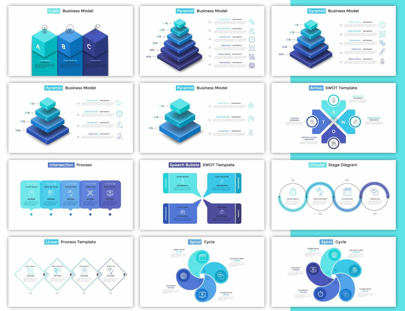 The Epic Infographics Bundle - 1000+ Vectors - Artixty