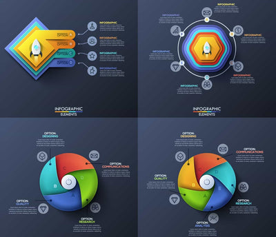 The Epic Infographics Bundle - 1000+ Vectors - Artixty