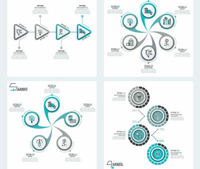 The Epic Infographics Bundle - 1000+ Vectors - Artixty