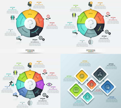 The Epic Infographics Bundle - 1000+ Vectors - Artixty