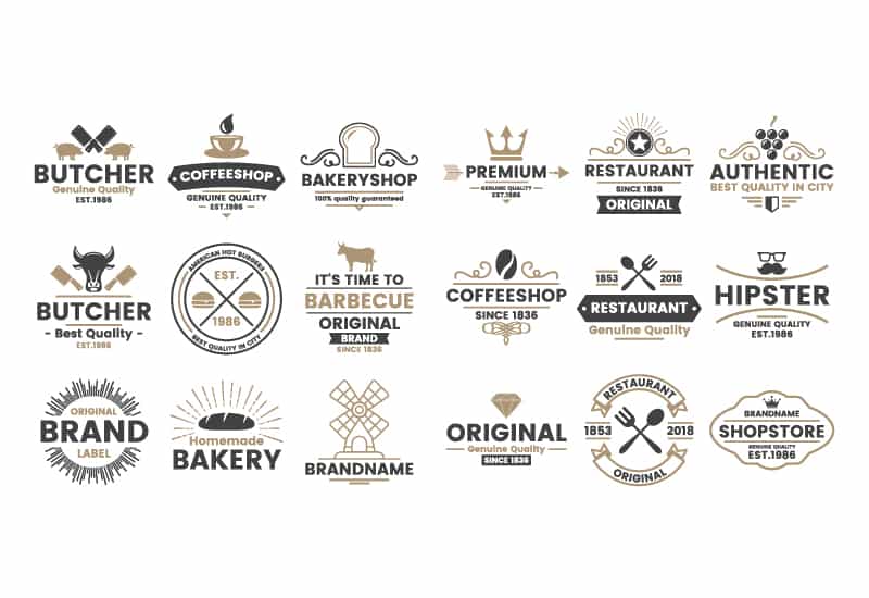 The Massive Vintage Badges And Objects Bundle - Artixty