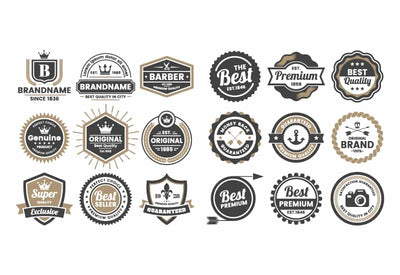 The Massive Vintage Badges And Objects Bundle - Artixty