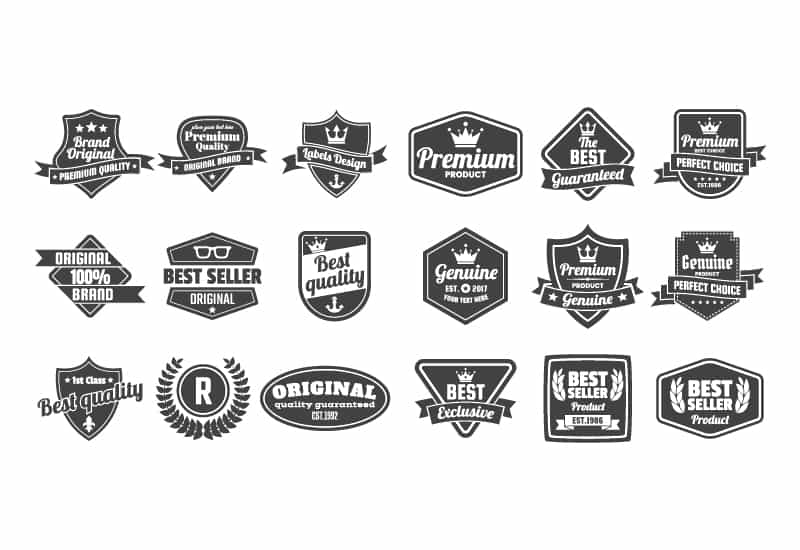 The Massive Vintage Badges And Objects Bundle - Artixty
