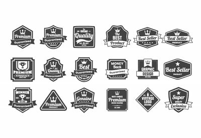 The Massive Vintage Badges And Objects Bundle - Artixty