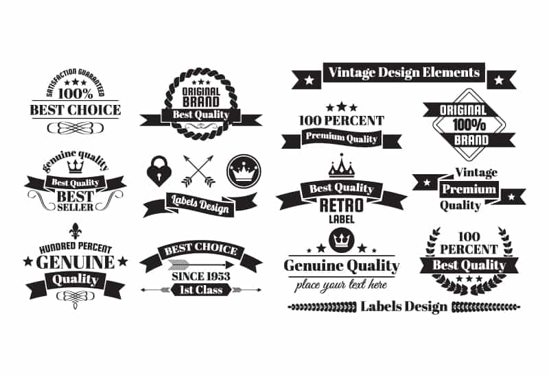 The Massive Vintage Badges And Objects Bundle - Artixty