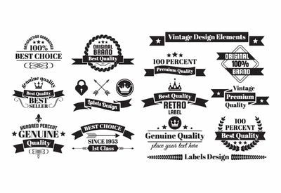 The Massive Vintage Badges And Objects Bundle - Artixty