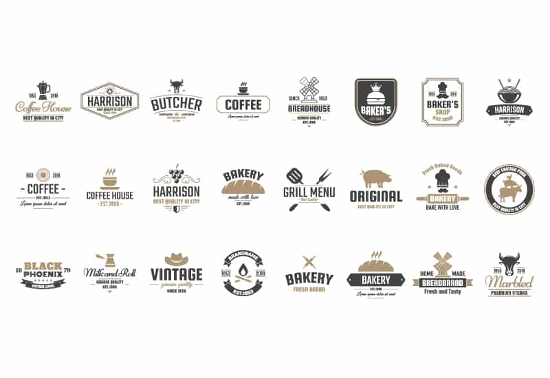 The Massive Vintage Badges And Objects Bundle - Artixty