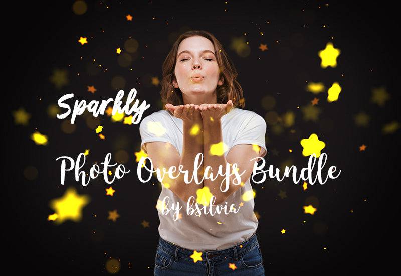 750+ Sparkly Photo Overlays Bundle - Artixty