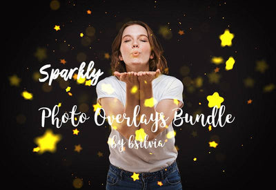750+ Sparkly Photo Overlays Bundle - Artixty
