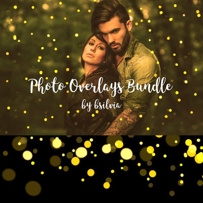 750+ Sparkly Photo Overlays Bundle - Artixty