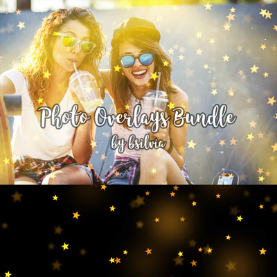 750+ Sparkly Photo Overlays Bundle - Artixty