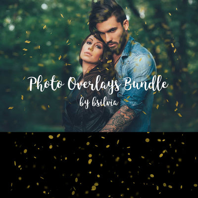 750+ Sparkly Photo Overlays Bundle - Artixty