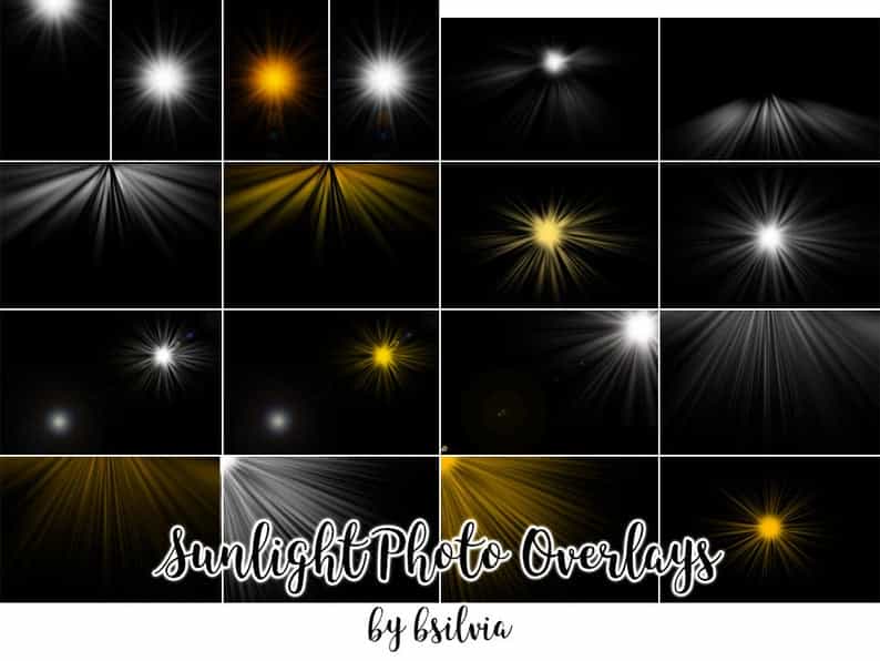 750+ Sparkly Photo Overlays Bundle - Artixty